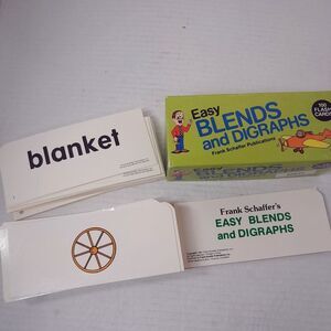 FRANK SCHAFFER EASY BLENDS and DIGRAPHS FS-3210 flash‎ cards school flashcards